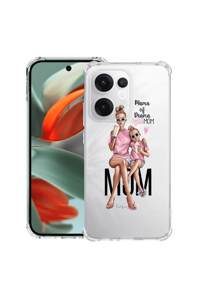 bestcase Husa antișoc compatibilă cu Oppo Reno15 Pro, Girl Mom Mama of Drama