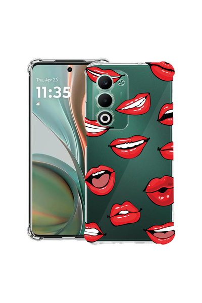 bestcase Carcasă antișoc pentru Xiaomi Redmi 15 (171 mm), model buze - sărut,...
