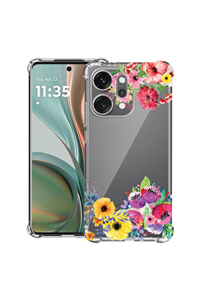 bestcase Husă antișoc pentru OPPO Reno 14 5G cu design floral, 2052057 AS 56