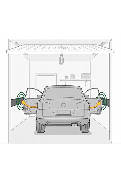 Avex Koberec s lepidlem v roli proti kolizi pro garáže nebo parkoviště