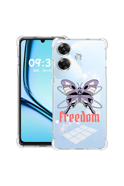 bestcase Αντικραδασμική πίσω θήκη για Realme Note 60 / Note 60X με ελευθερία ...