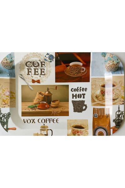 Blusmart Tava plastic dur 41,5x28 cm, model coffee