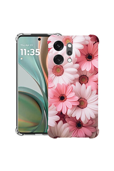 bestcase Husă antișoc pentru OPPO Reno 14 5G cu design Pink Daisy, 2052057 AS...