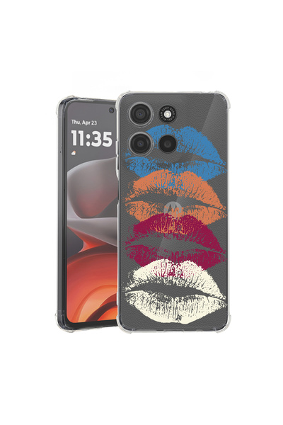 bestcase Husă antișoc pentru Motorola Moto G86 cu design Kiss Kiss, 2052061 A...