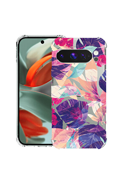 bestcase Husă antișoc pentru Google Pixel 10 Pro XL cu design flori tropicale...