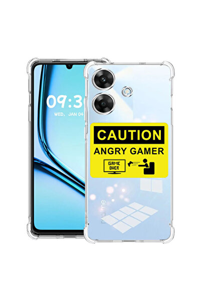 bestcase Husă antișoc pentru Realme Note 60 / Note 60X cu design Angry Gamer,...