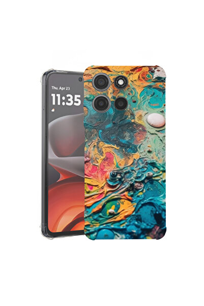 bestcase Husă antișoc pentru Motorola Edge 60 Pro cu design în culori vibrant...