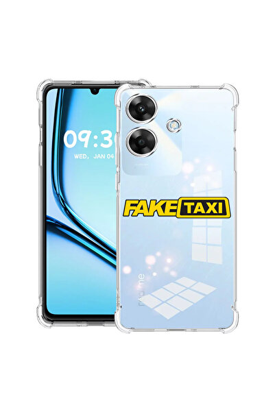 bestcase Carcasă antișoc pentru Realme Note 60 / Note 60X cu design Fake Taxi...