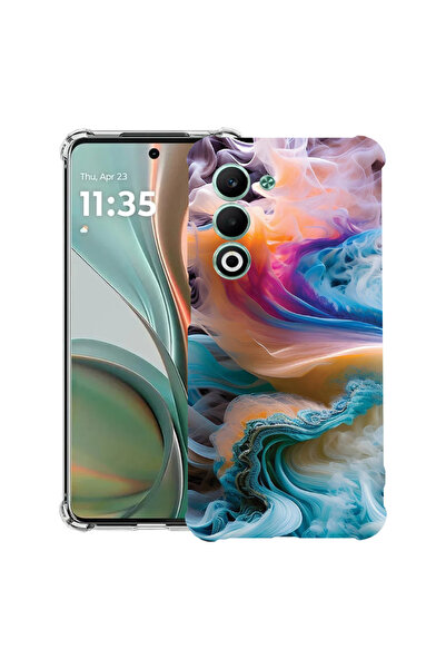 bestcase Удароустойчив гръб за OPPO A5 5G с дизайн в течни цветове, 2052056 A...