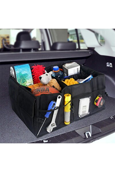 JollyMag Οργανωτής πορτμπαγκάζ αυτοκινήτου με 9 τσέπες, 55 x 38 x 26 cm, μαύρο