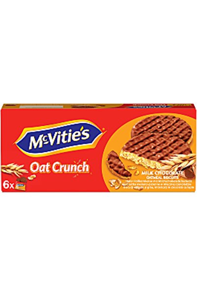 McVities McVitie's Oat Crunch Milk Chocolate Biscuit, 225 g