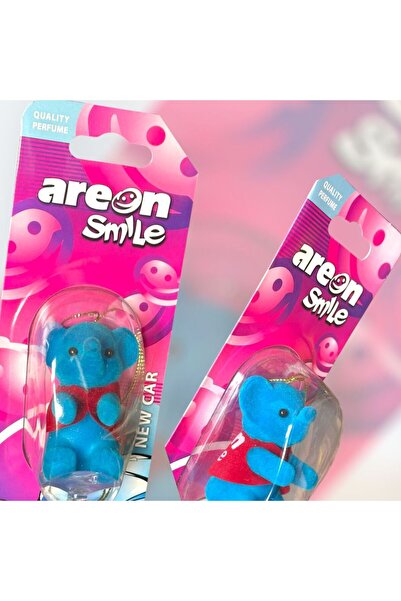 AREON X AREON SMILE BLISTER ARAÇ KOKUSU Mavi Fil Figürlü (New Car)