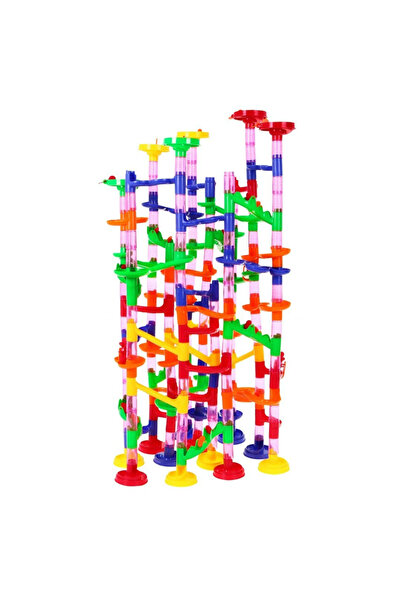 İSP 219 Piece Educational and Creative Building Set, "LikeSmart Marble Race", Creative Construction