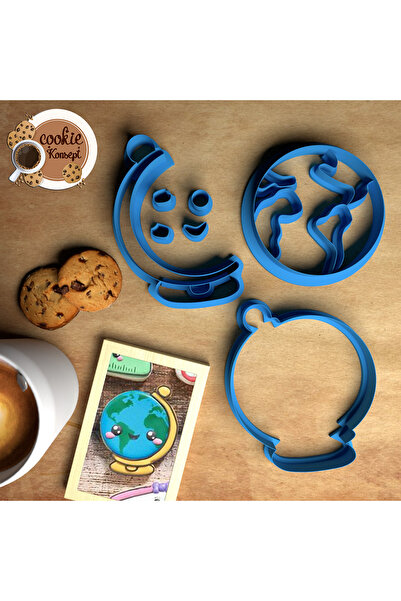 CookieKonsept مجموعة قوالب يوم المدرسة والمعلمين - كرة أرضية - متوافقة مع الك...