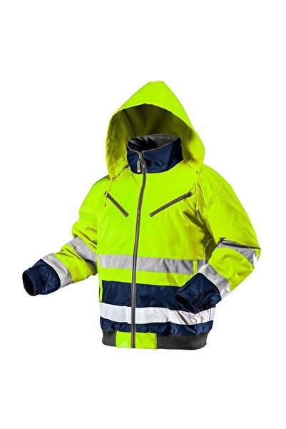 JollyMag Geaca de lucru, reflectorizanta, cu izolatie, impermeabila, model Visibility, marimea XL/56, NEO