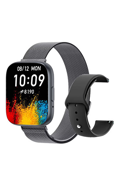 İSP Ceas SmartWatch LikeSmart TrendFIT, 1.55" FULL Touch Display, Apelare Smart Call Bluetooth, Oxim