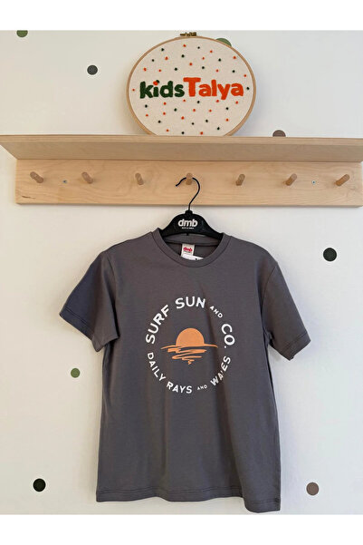 kidstalya Boy's Printed Suit - Smoked
