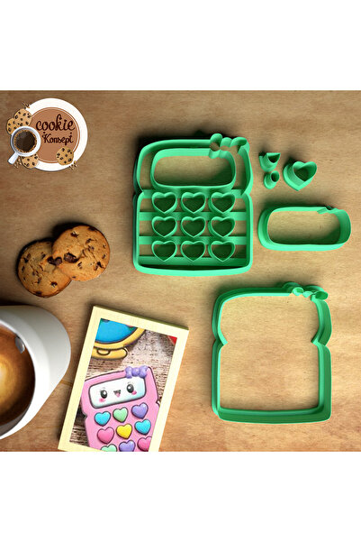 CookieKonsept School & Teacher's Day Mold Set Calculator - Cookie, Dough & Cl...
