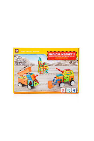 OEM Set of 162 interactive children's toys, Magnetic, 3 years+, Orange