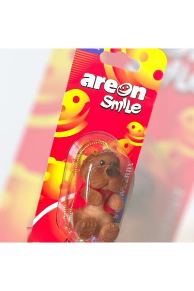 AREON SMİLE AREON SMILE BLISTER ARAÇ KOKUSU Kahverengi Köpek Figürlü (Strawbe...