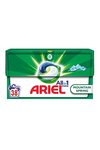Ariel Detergent de rufe capsule Mountain Spring, 38 spalari