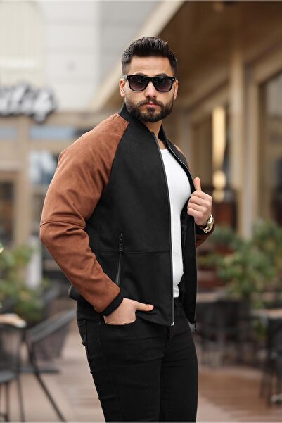 FREED MOND ελαφρύ σουέτ παλτό με γιακά κολεγίου