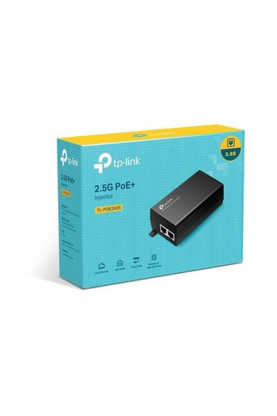TP-LINK Injector PoE+ Omada TL-POE260S, 2x 2.5Gbps, Wall or Desk Mount