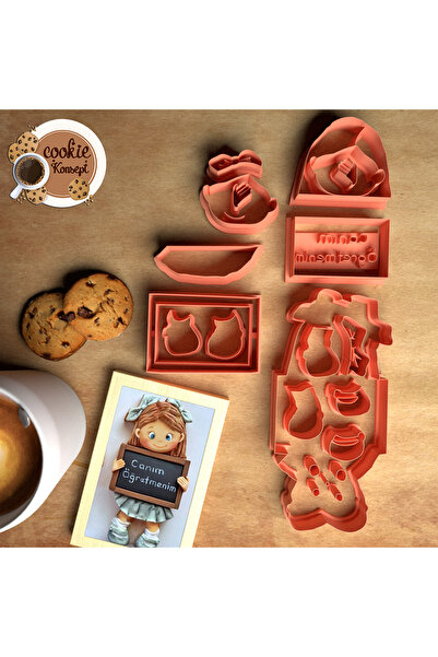 CookieKonsept School & Teacher's Day Mold Set Dear Teacher – Compatible with ...
