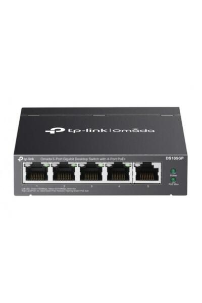 TP-LINK Omada DS105GP 4 Port Gigabit 1 Port Gigabit Uplink 65W PoE Switch neadministrabil