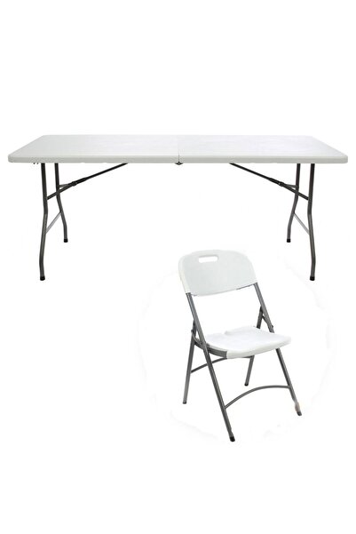 DacEnergy Set mobilier gradina , structura cadru otel, cu masa dreptunghiular...