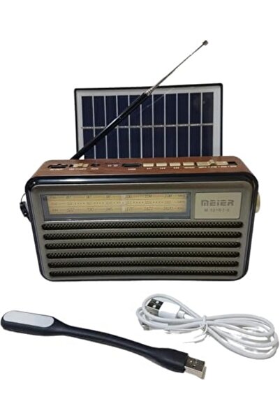 Denx Solar-Powered Bluetooth Radio with LED Flashlight (DX2436)