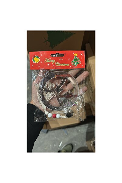 Flippy Коледна украса, Flippy, Северни елени, сребриста, лъскава, 8*25 см, ак...