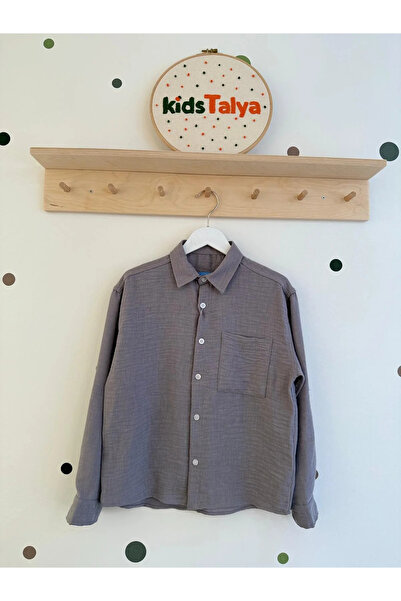 kidstalya Gray Boy's Shirt