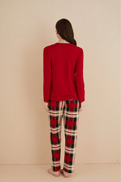 Vuntal BUTİK Set de pijamale Milan cu carouri 50701-25