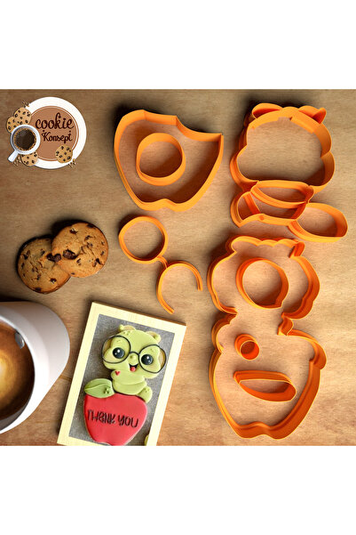 CookieKonsept School & Teacher's Day Mold Set Apple Cider - Cookie, Dough & C...