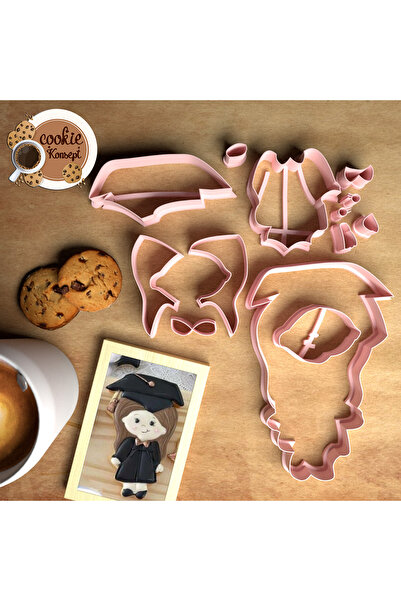 CookieKonsept School & Teacher's Day Mold Set Student Girl # 2 – Cookie, Doug...