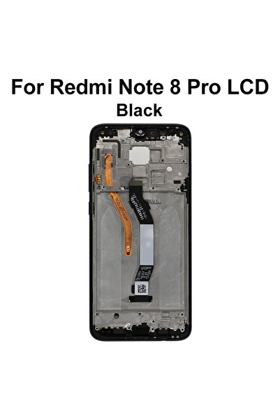 Choice1 شاشة لمس بديلة لهاتف Redmi Note 8 Pro، مقاس 6.53 بوصة، بإطار أسود.