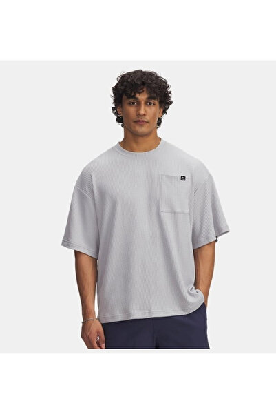 Under Armour Ua Gray Rival Waffle Crew Men's T-Shirt