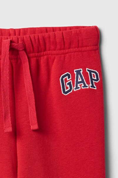 GAP Logo Fleece Jogger Erkek Bebek Kırmızı Eşofman Altı