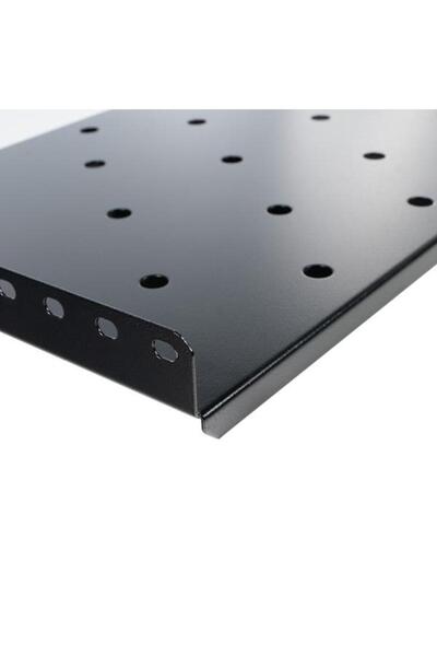 Spacer Raft fix 1U pentru rack 19″, adancime 275mm, sarcina maxima 60Kg, vopsea antistatic, otel 1