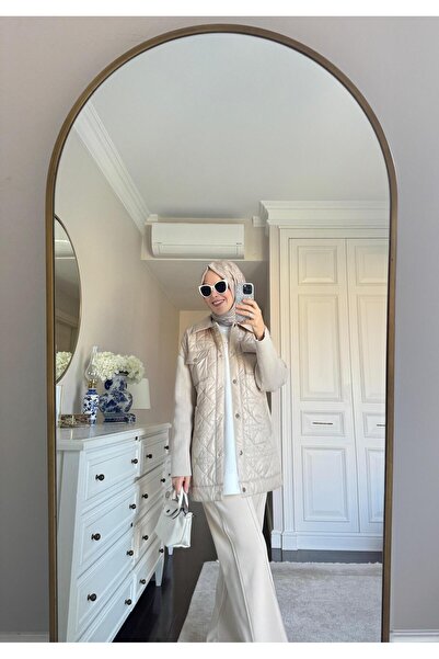 Moodbasic Kollari Knitted Quilted Jacket