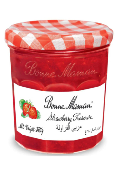 Bonne Maman مربى الفراولة (370 جرام) × 4 قطع