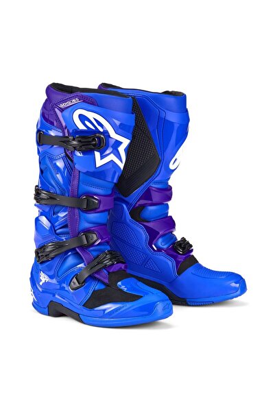Alpinestars TECH 7 Kros Motosiklet Botu Mavi