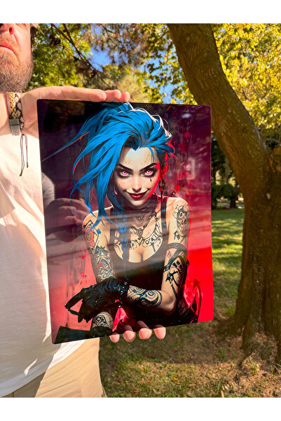 İmposter Gift Jinx Arcane League of Legends LOL Poster Yüksek Kalite Duvar Po...