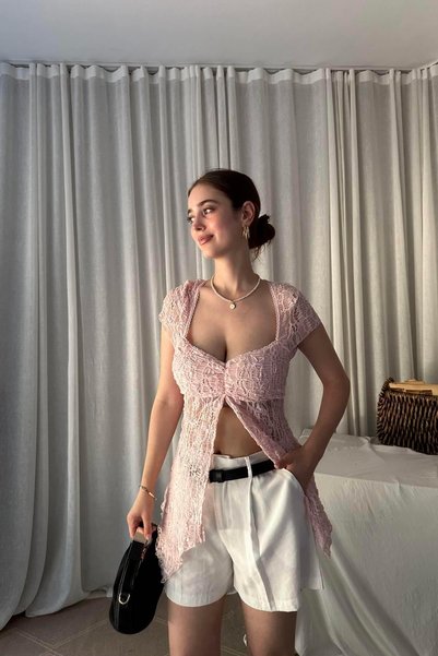 lizge giyim Lace Top