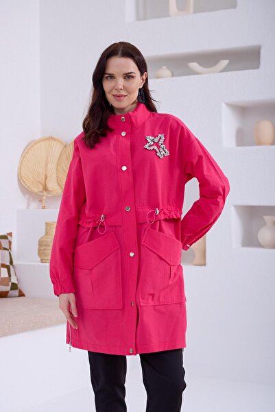 Moodbasic TAŞ İŞLEMELİ TRENCH