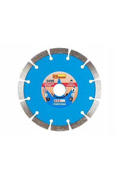 JollyMag Disc diamantat segmentat, beton, taiere uscata,150 mm/22.23 mm, Richmann Exclusive
