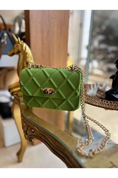 KRISTE BELL Women's handbag with hand and shoulder strap jole acryl 26395 bright green