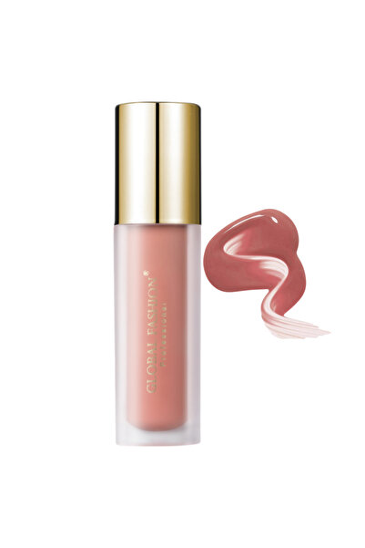 global fashion أحمر خدود سائل حريري - 5 درجات، لون خدود طبيعي يدوم طويلًا، لمسة نهائية من الكريم إلى البودرة