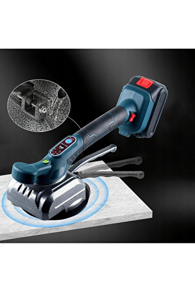 zola Δονούμενη βεντούζα για κεραμικά πλακίδια, ισχύς αναρρόφησης 30 kg, 2 μπαταρίες 21 V, διάμετρος 130 mm